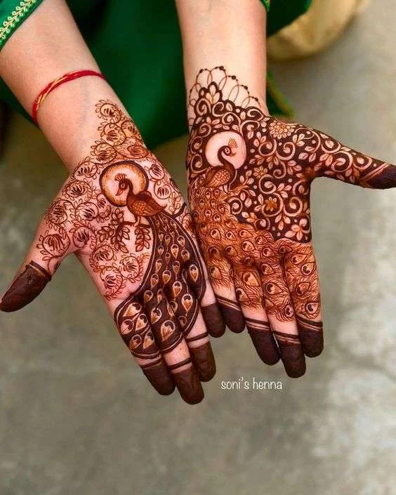 Peacock Mehndi Designs 2026