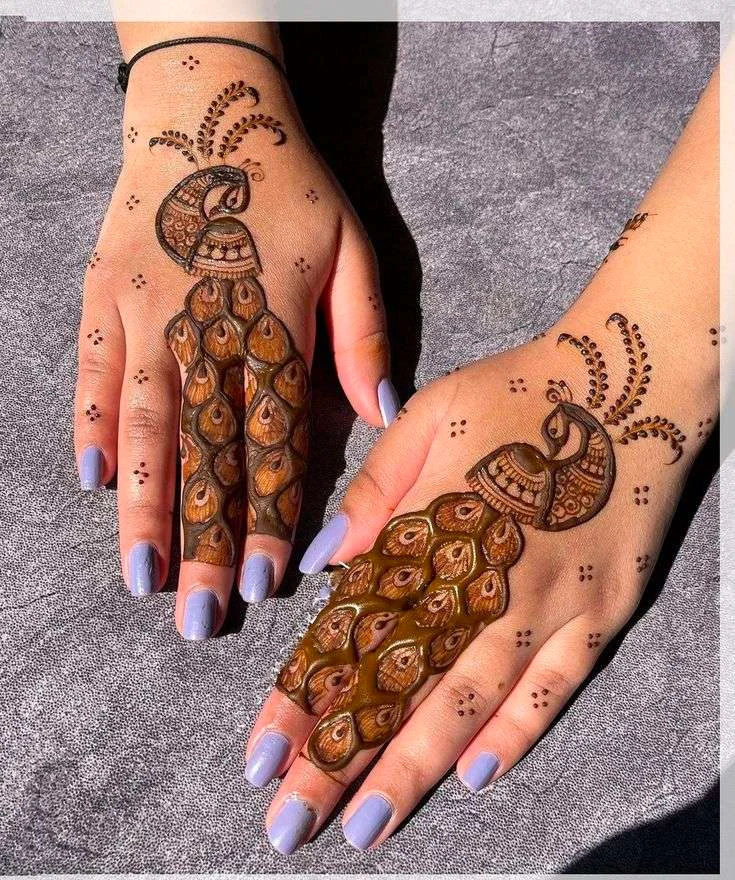 Peacock Mehndi Designs 2026