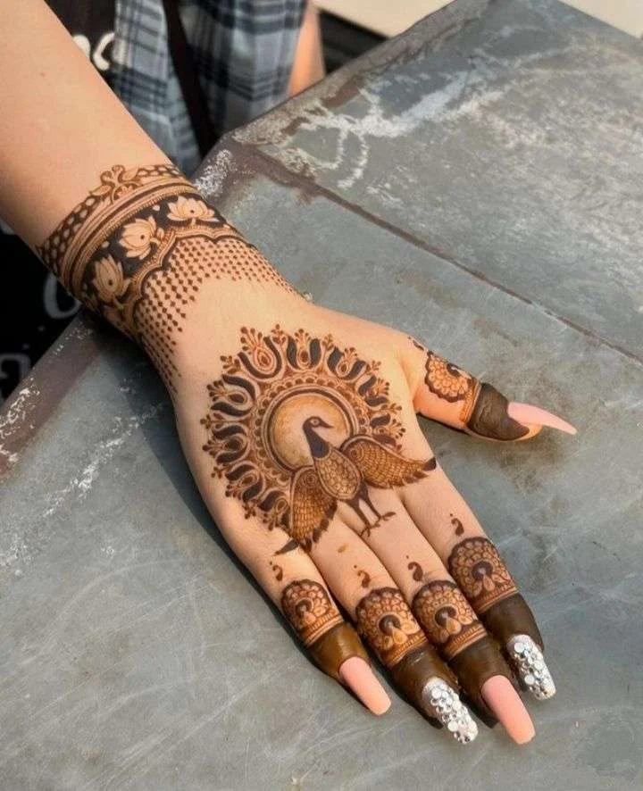 Peacock Mehndi Designs 2026