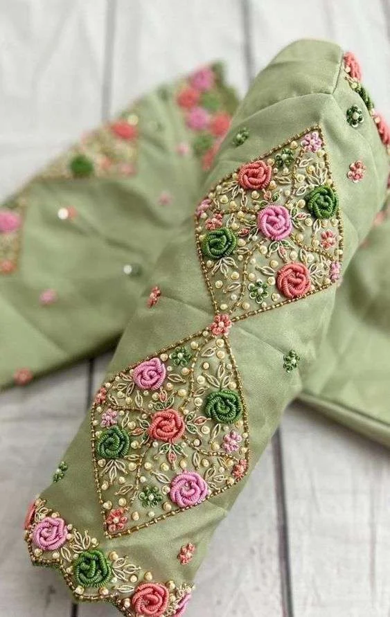 latest blouse sleeve patterns