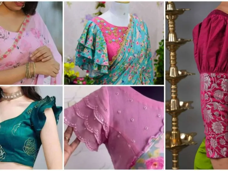 latest blouse sleeve patterns