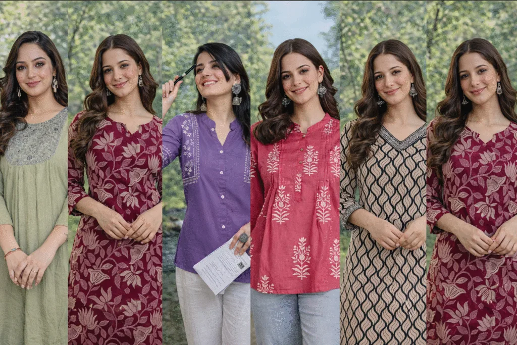 short kurti designs