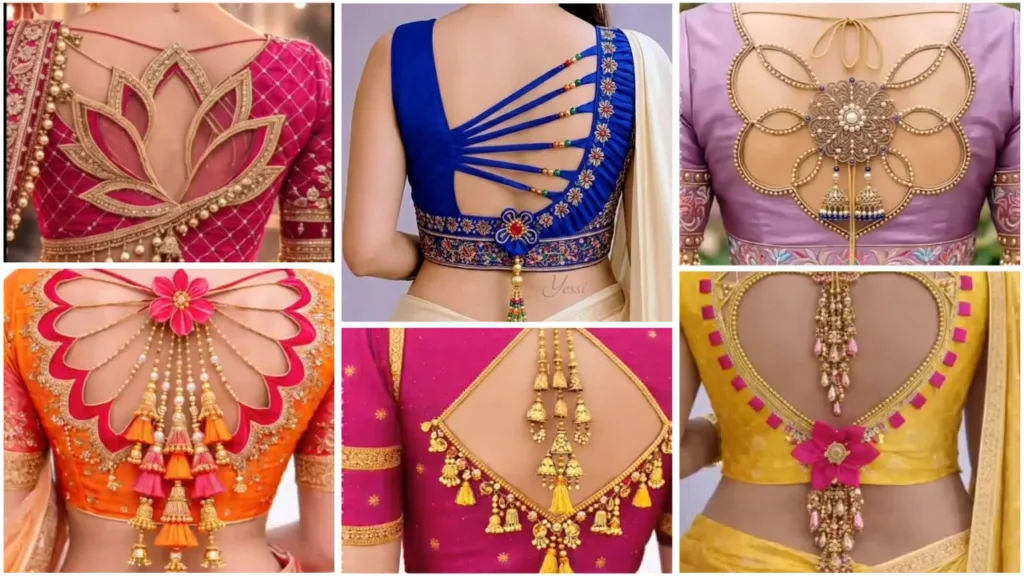 Back Side Designs of Blouse