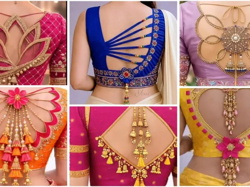 Back Side Designs of Blouse