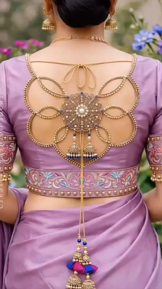 Back Side Designs of Blouse