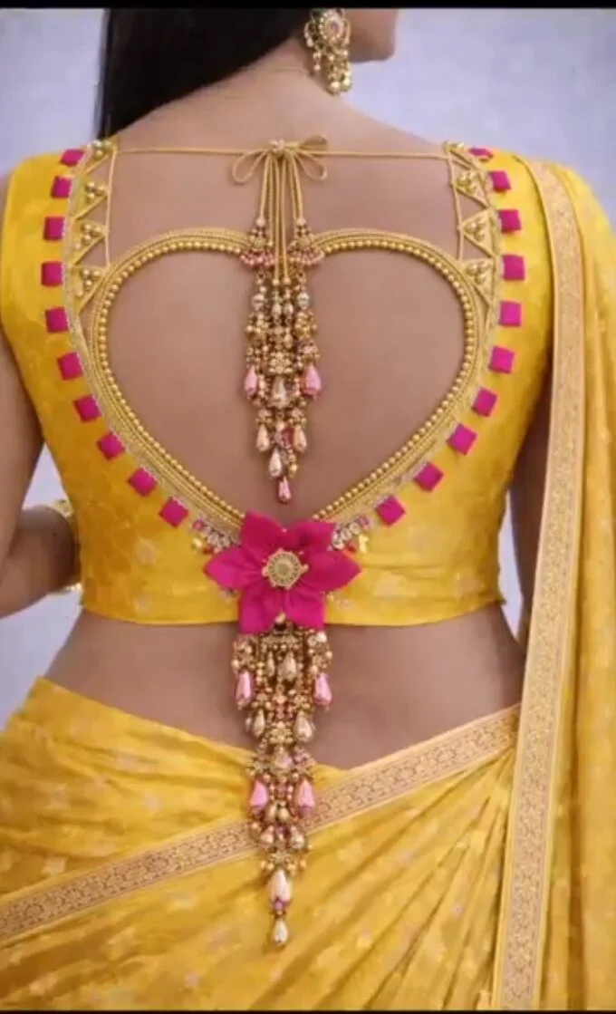 Back Side Designs of Blouse