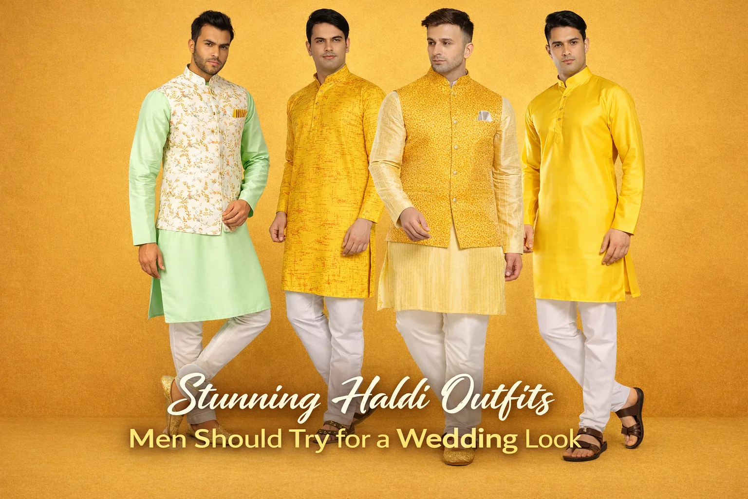 Haldi mens oufits