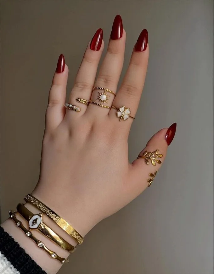 Gold Finger Rings