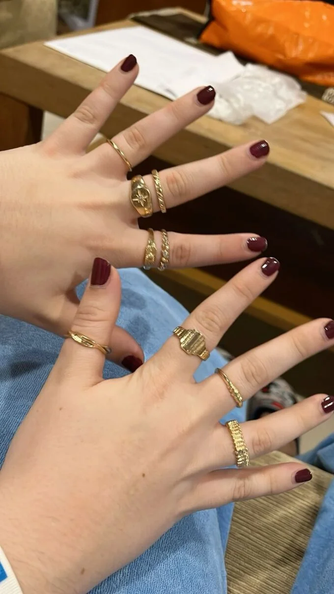 Gold Finger Rings