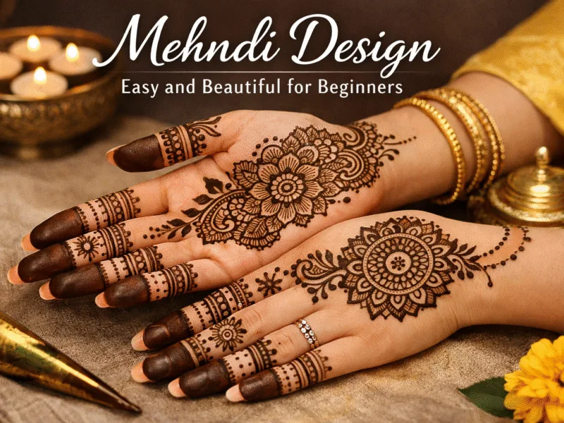 Mehndi Design Easy and Beautiful for Beginners