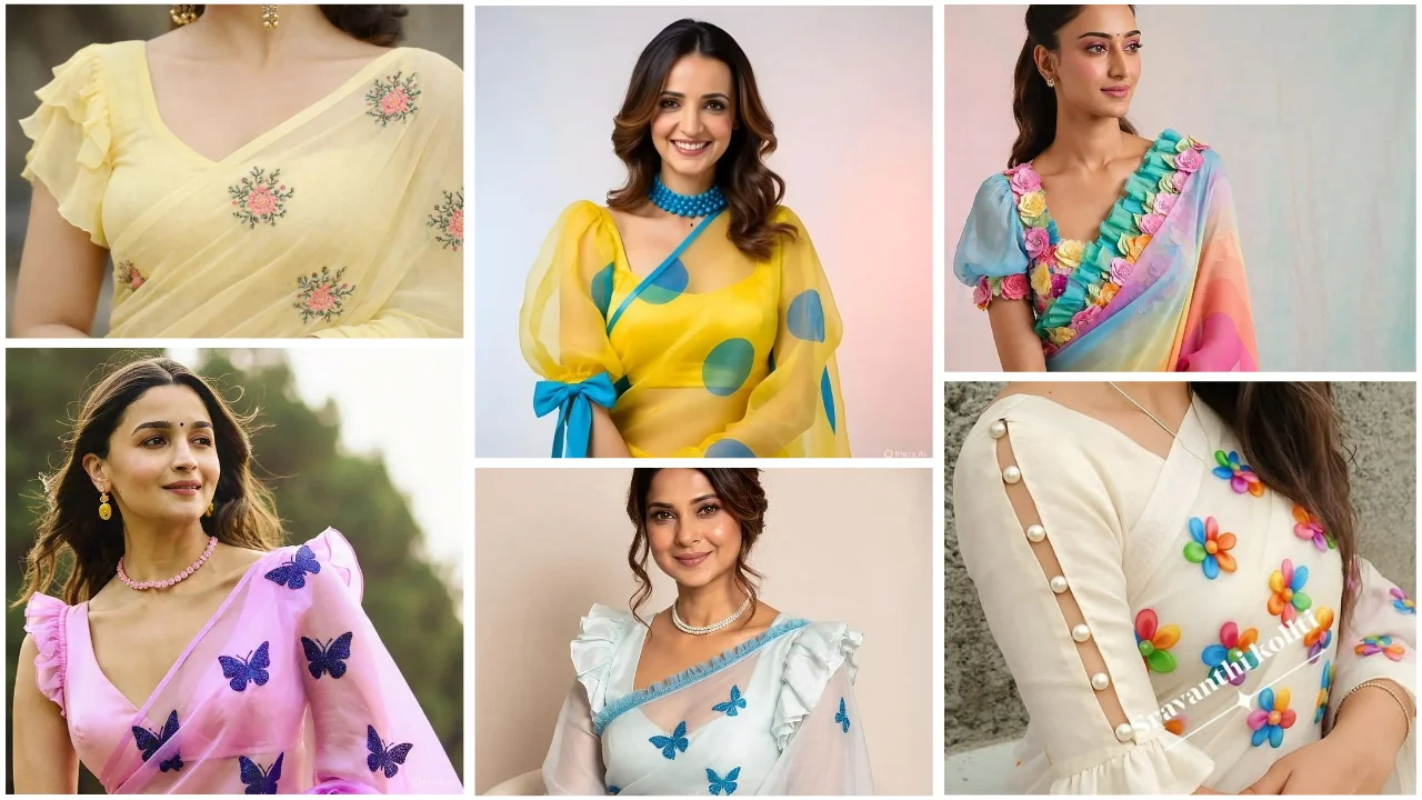 modern blouse designs