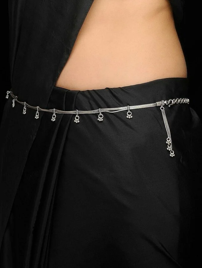 Black Metal Hip Chain