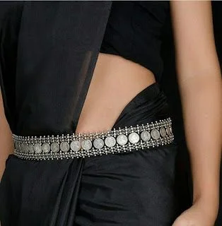 Black Metal Hip Chain