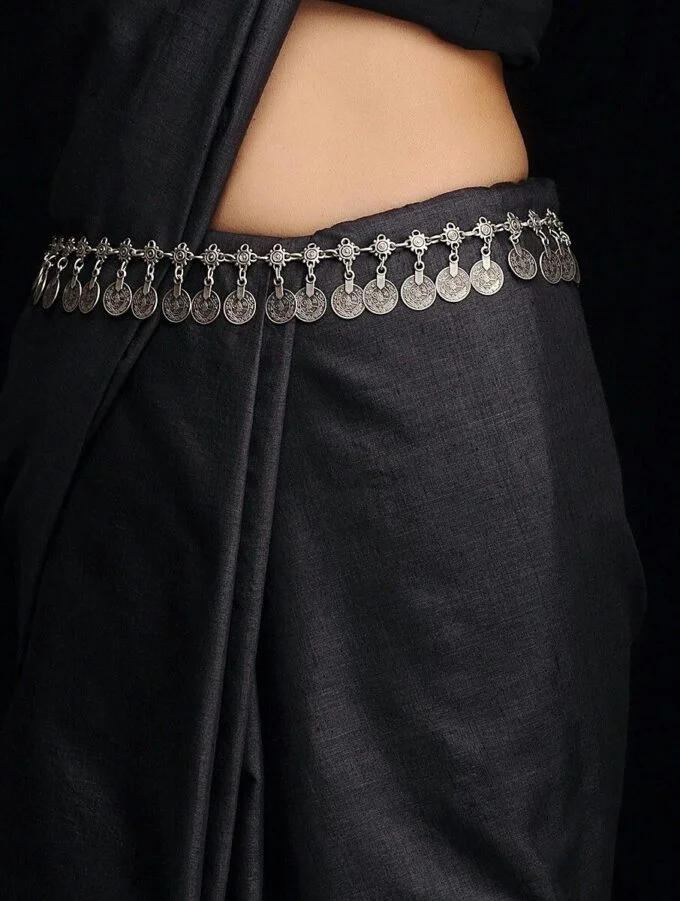 Black Metal Hip Chain