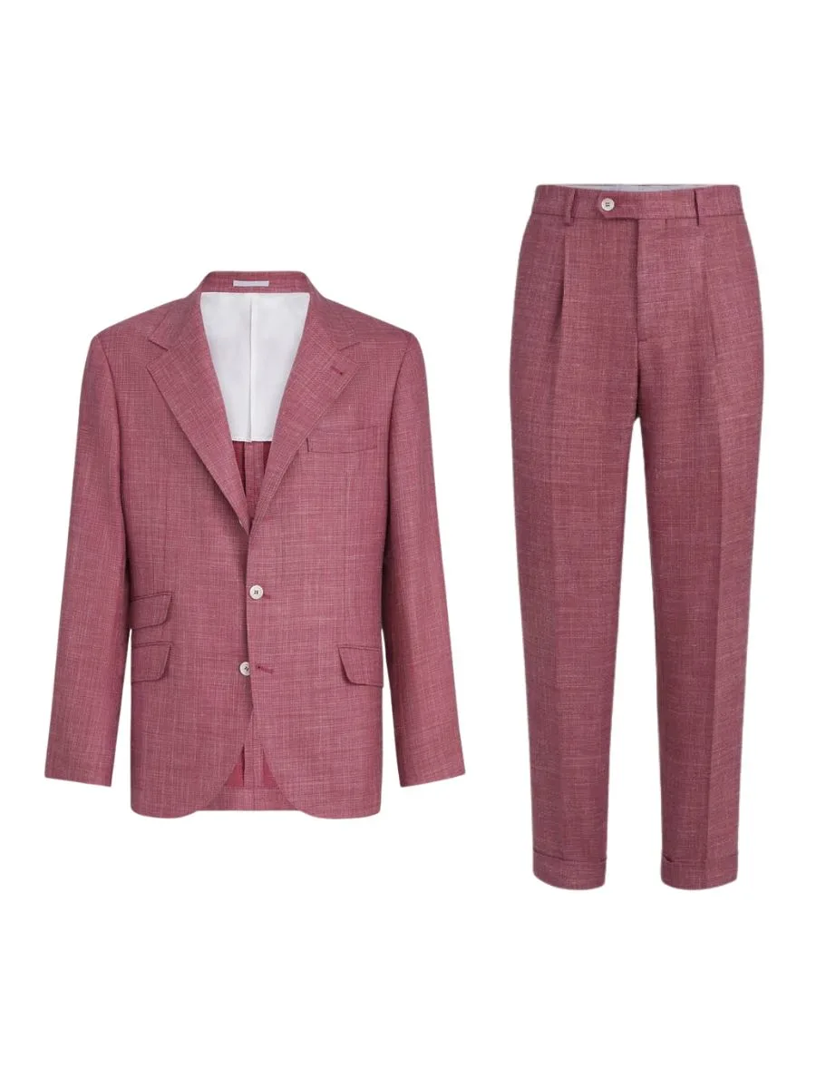 Brunello Cucinelli Hopsack Deconstructed Suit