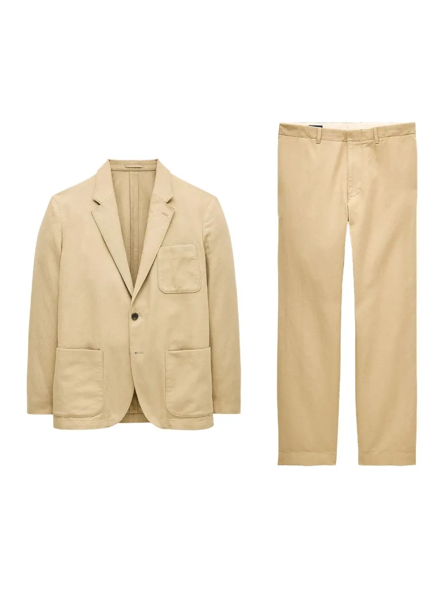 J.Crew Relaxed-Fit Cotton-Linen Suit