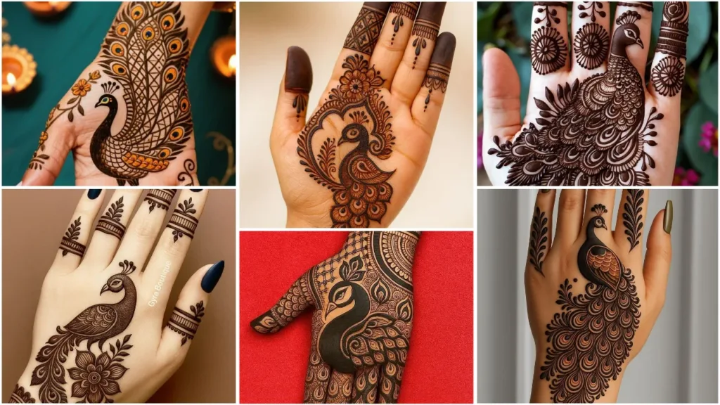 Peacock Mehndi Design Ideas
