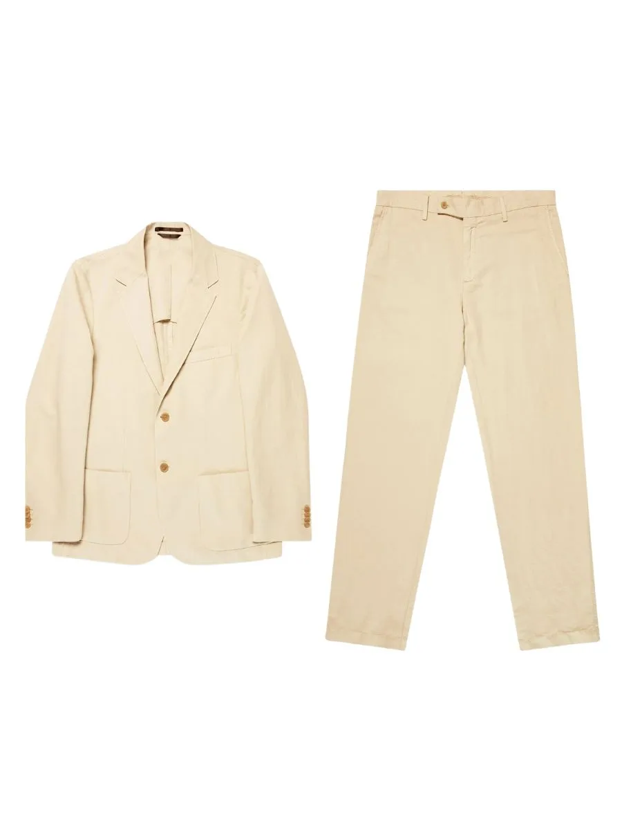 Sunspel Cotton-Linen Suit