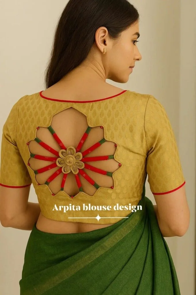 Trendy Blouse Designs for Silk Sarees