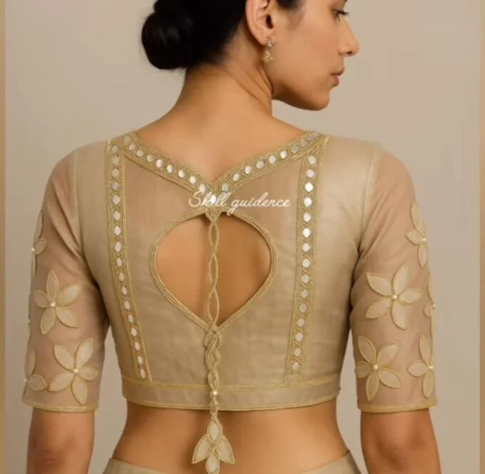 Trendy Blouse Designs for Silk Sarees