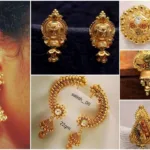 Gold Wedding Earring