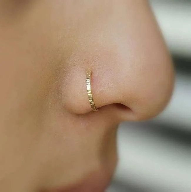 gold nose ring designs