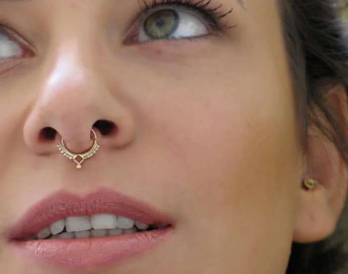 gold nose ring designs
