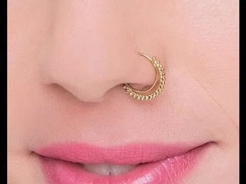 gold nose ring designs