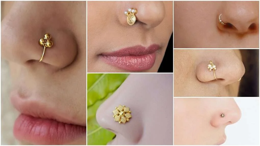 gold nose ring designs