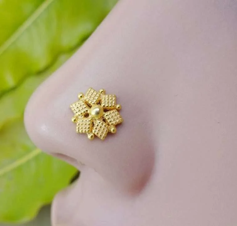 gold nose ring designs