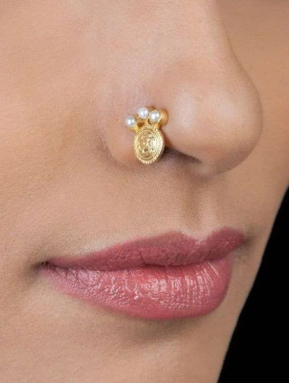 gold nose ring designs