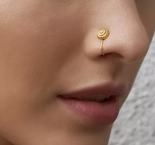 gold nose ring designs