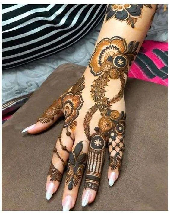 Back Hand Mehndi Designs