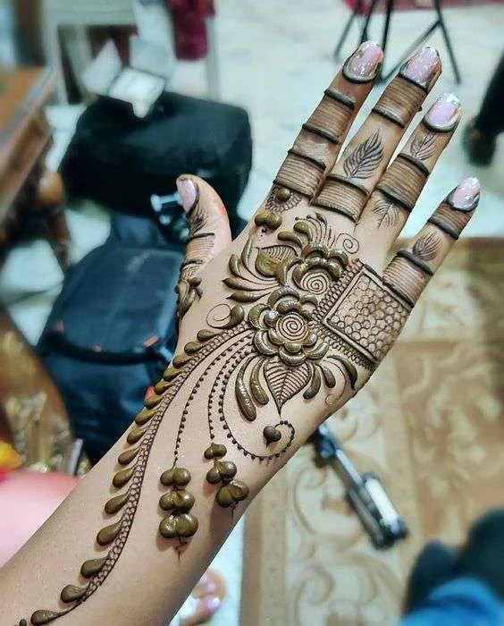 Back Hand Mehndi Designs