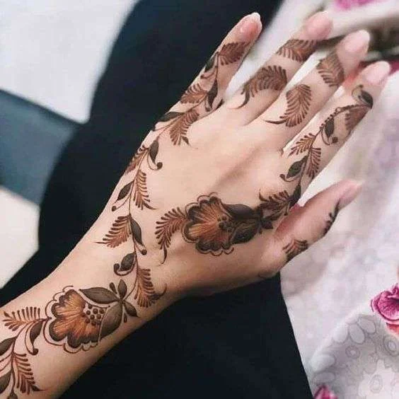 Back Hand Mehndi Designs