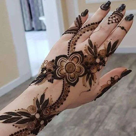 Back Hand Mehndi Designs
