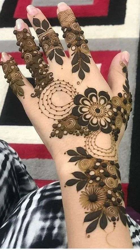 Back Hand Mehndi Designs