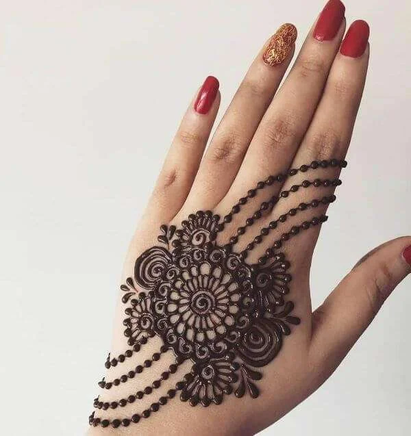 Jewelry mehndi designs for hand
