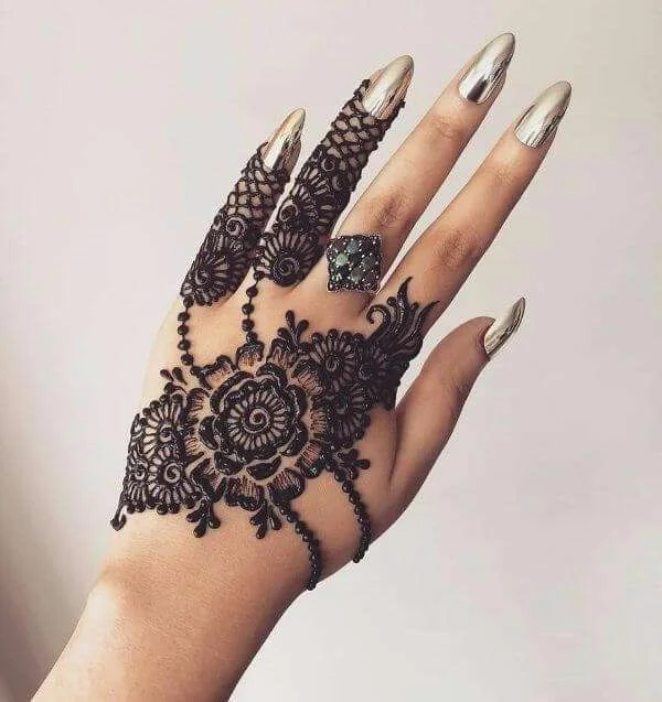 Jewelry mehndi designs for hand