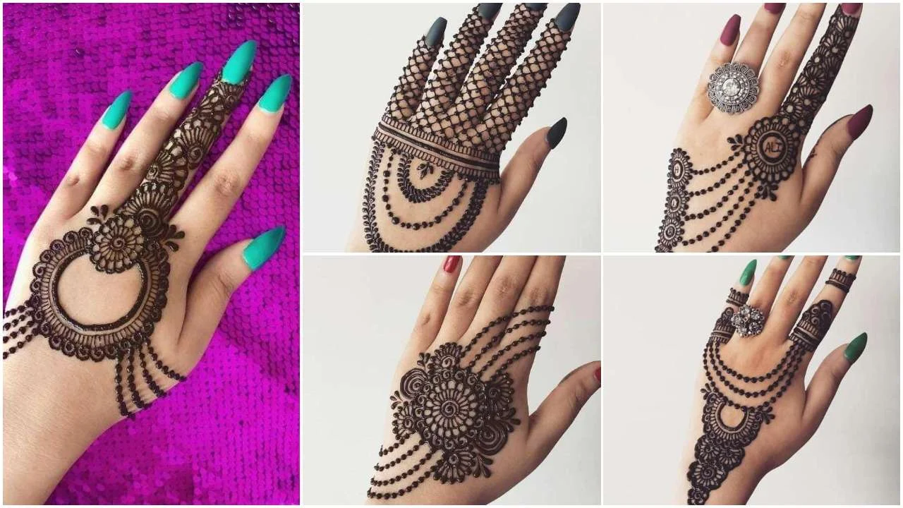 Jewelry mehndi designs for hand