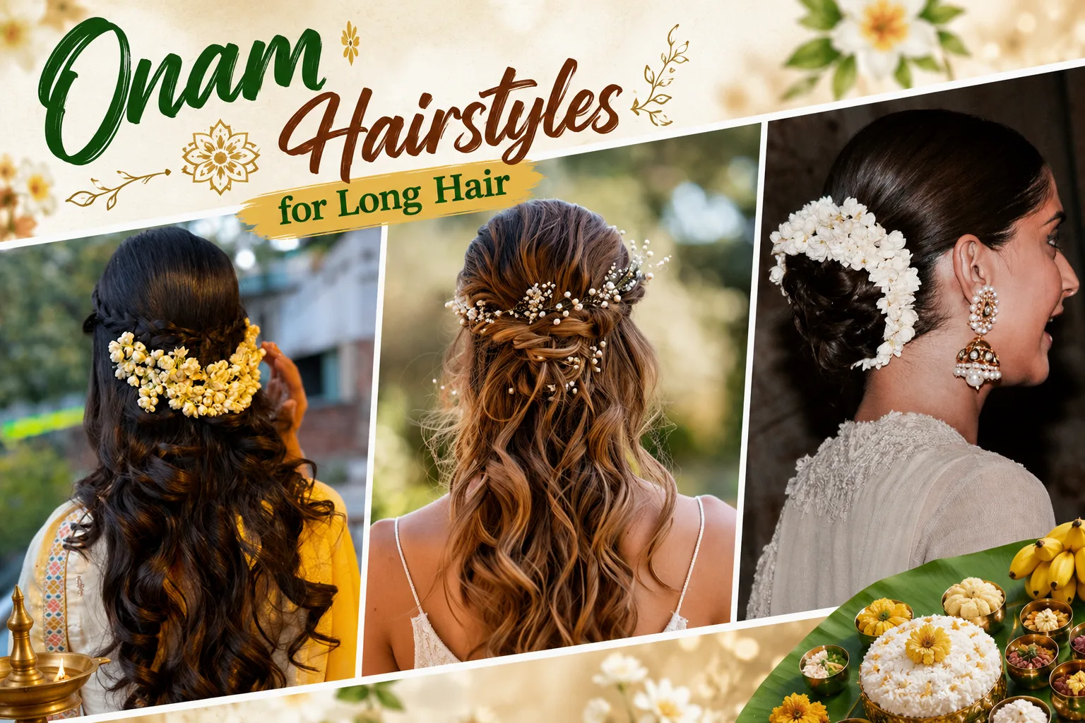 Onam-Hairstyles-for-Long-Hair