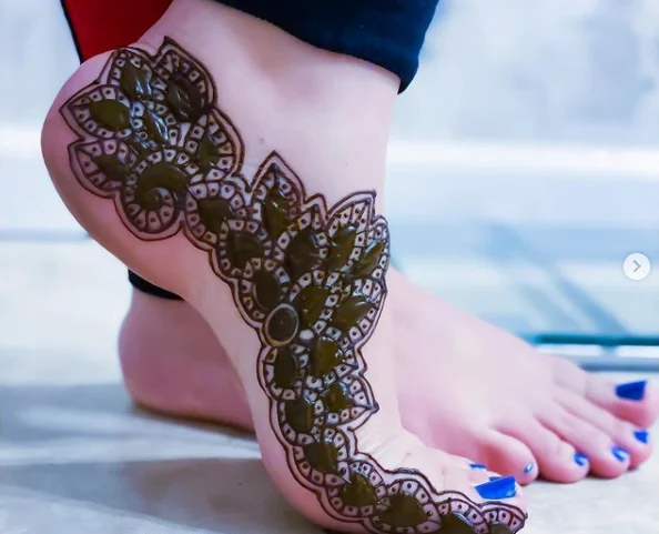 Foot Mehndi Design Ideas