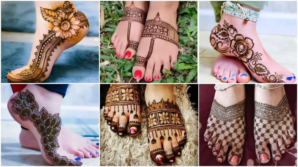 Foot Mehndi Design Ideas