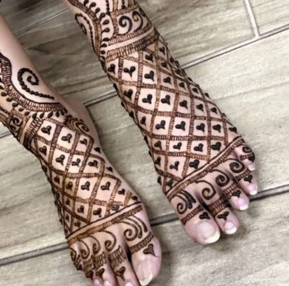 Foot Mehndi Design Ideas