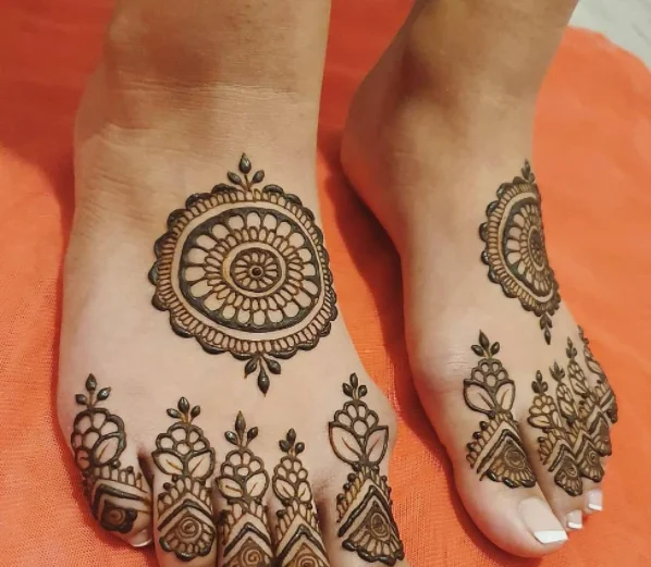 Foot Mehndi Design Ideas