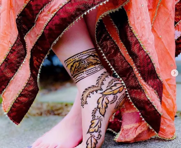 Foot Mehndi Design Ideas