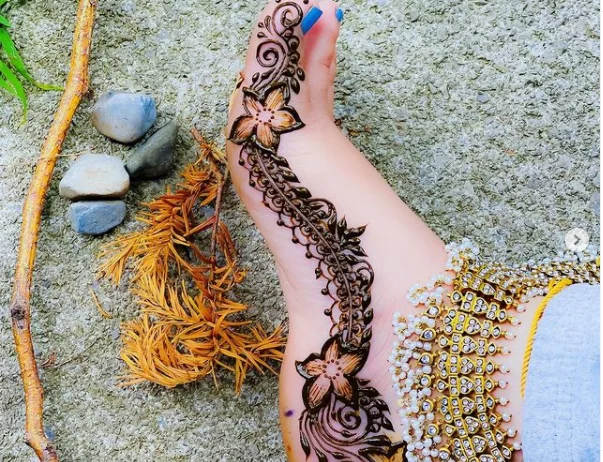 Foot Mehndi Design Ideas