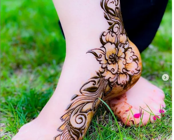 Foot Mehndi Design Ideas