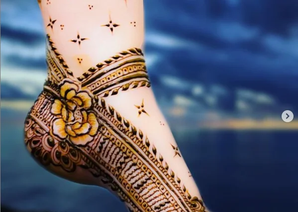 Foot Mehndi Design Ideas