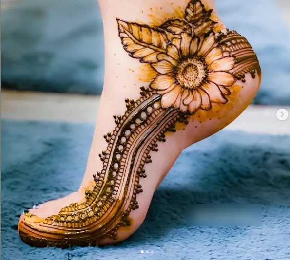 Foot Mehndi Design Ideas
